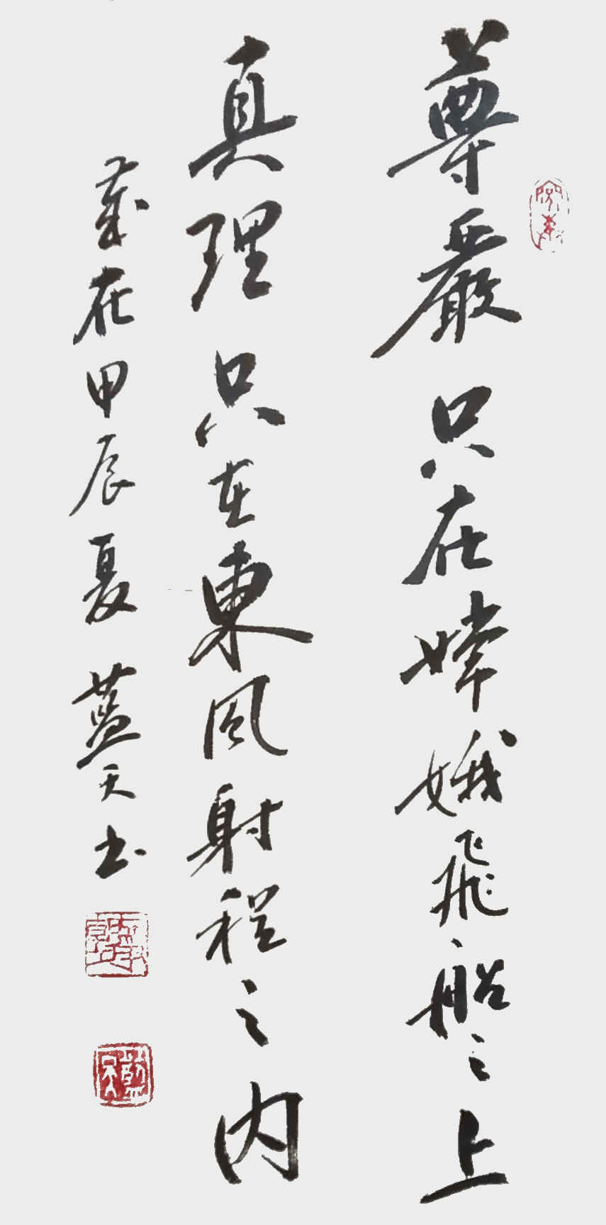 李蓝天作品9《尊严 真理》